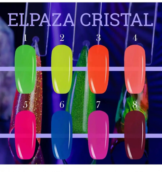 Гель-лак для ногтей витражный, оттенок 04 Cristal