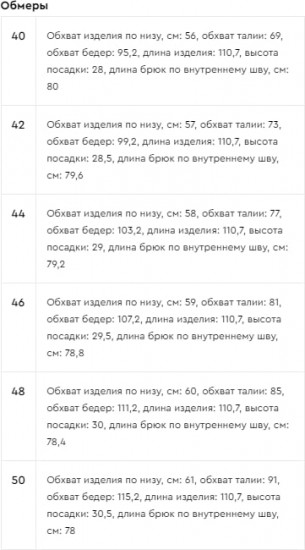 Брюки женские