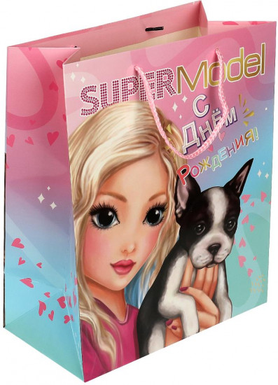 Пакет подарочный «Supermodel»