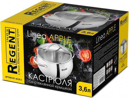 Кастрюля c крышкой «Apple»