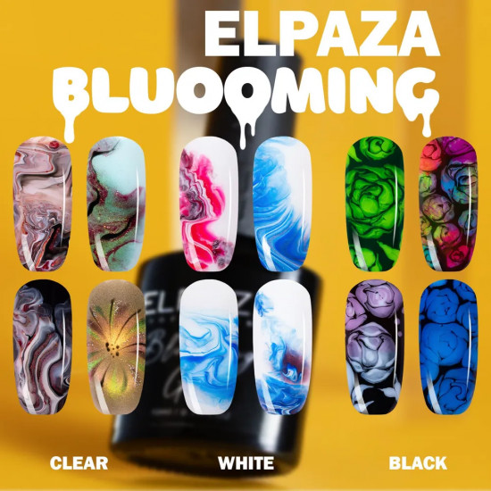Гель-лак для растекания, оттенок Bluooming gel белый