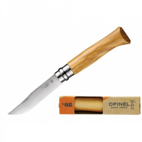 Нож складной «Opinel №8», рукоять из оливкового дерева