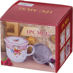 Кружка заварочная с металлическим ситом (300 мл) - Фото 2