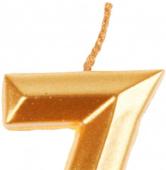 Свеча для торта «Цифра 7» - Фото 3