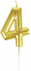 Свеча для торта «Цифра 4» - Фото 2