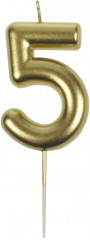 Свеча для торта «Цифра 5» - Фото 2
