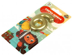 Свеча для торта «Цифра 6» - Фото 2