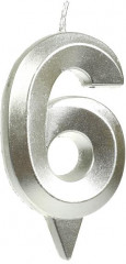 Свеча для торта «Цифра 6» - Фото 3