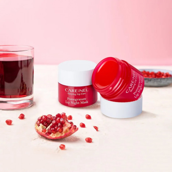 Маска для губ ночная с экстрактом граната «Pomegranate lip night mask»