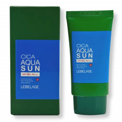 Крем для лица солнцезащитный с центеллой азиатской на водной основе «Cica Aqua Sun» SPF50+/PA+++ - Фото 1