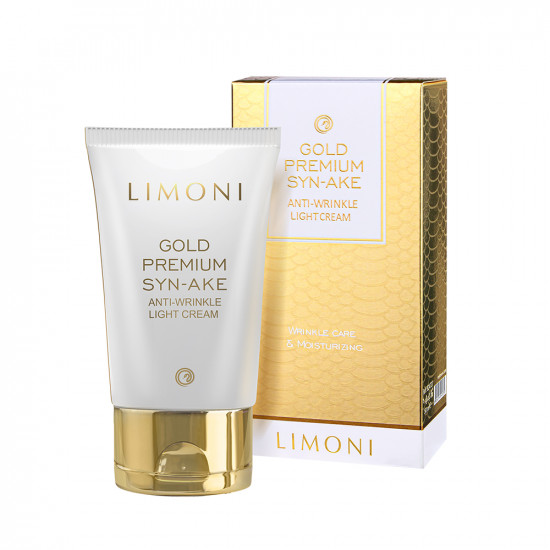 Антивозрастной лёгкий крем для лица «Gold Premium Syn-Ake Anti-Wrinkle Light Cream»
