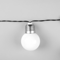 Гирлянда на солнечной батарее «Белые шары» - Фото 4