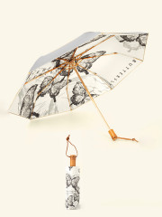 Зонт женский «Порхание бабочек» - Фото 3