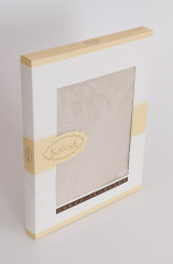 Скатерть овальная (жаккард, размер 160x220 см) - Фото 4