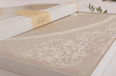 Скатерть овальная (жаккард, размер 160x220 см) - Фото 5