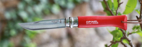 Нож складной «Opinel №8 Trekking», кожаный темляк