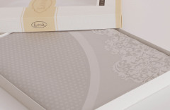 Скатерть круглая (жаккард, размер 160 см) - Фото 2