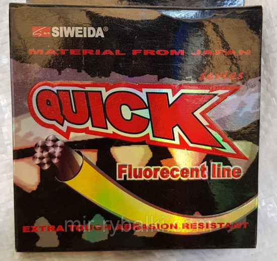 Мононить флюоресцентная желтая Quick SWD