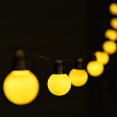 Гирлянда на солнечной батарее «Белые шары» - Фото 3