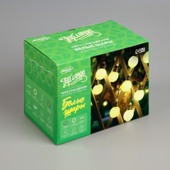 Гирлянда на солнечной батарее «Белые шары» - Фото 9