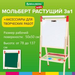 Мольберт растущий 3 в 1 - Фото 16