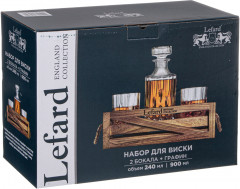 Набор для виски на деревянной подставке - Фото 1