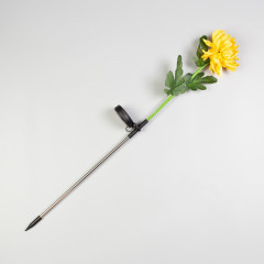 Светильник на солнечной батарее «Хризантема жёлтая» - Фото 3