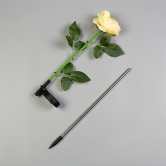 Светильник на солнечной батарее «Роза жёлтая» - Фото 4