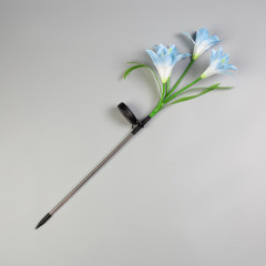 Светильник на солнечной батарее «Лилия синяя» - Фото 4