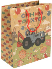 Пакет подарочный «Синий трактор» - Фото 2
