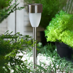 Светильник садовый на солнечной батарее «Матовый конус» - Фото 2