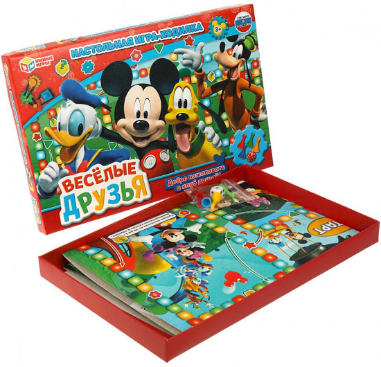 Игра-ходилка настольная «Весёлые друзья»