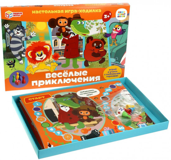 Игра-ходилка настольная «Весёлые приключения»