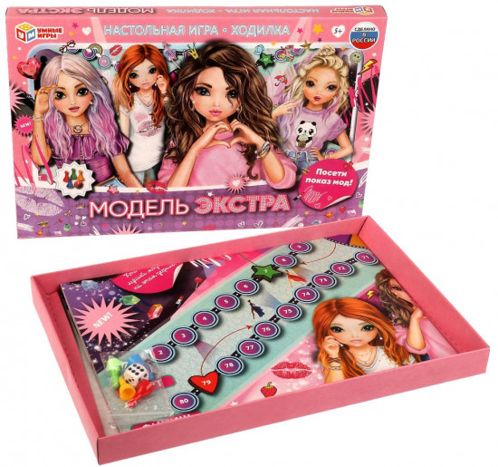 Игра-ходилка настольная «Модель экстра»