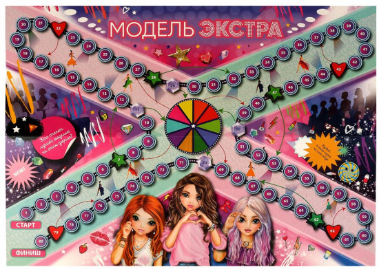Игра-ходилка настольная «Модель экстра»