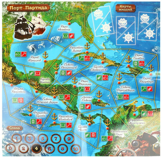 Настольная игра «Пираты и купцы»