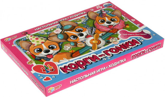 Игра-ходилка настольная «Корги-гонки»