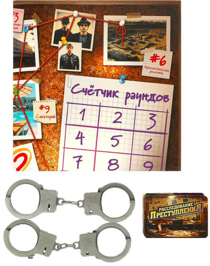 Настольная игра «Расследование преступления»