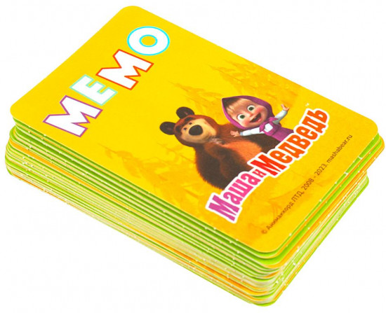 Игра настольная «Мемо. Маша и медведь»