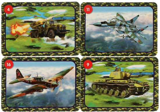 Игра настольная «Мемо. Военная техника»