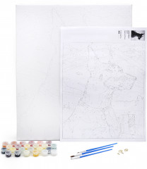 Картина по номерам «Доберман» - Фото 1