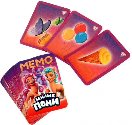 Игра настольная «Мемо. Милые пони»