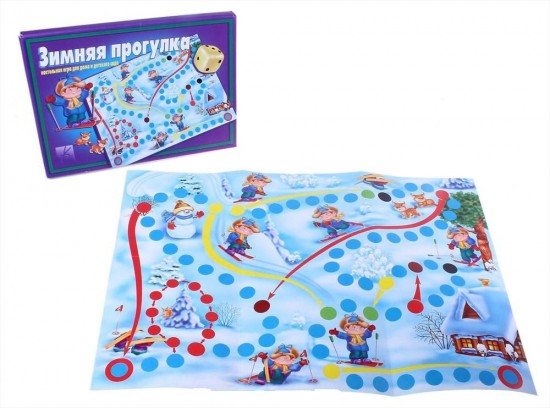 Игра настольная «Зимняя прогулка»