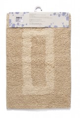 Коврик для ванной «Semplice» (40х60, 100% хлопок, цвет бежевый) - Фото 1