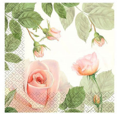 Салфетки бумажные «Утренняя роза» - Фото 1