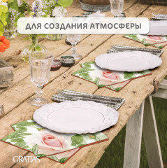 Салфетки бумажные «Утренняя роза» - Фото 7