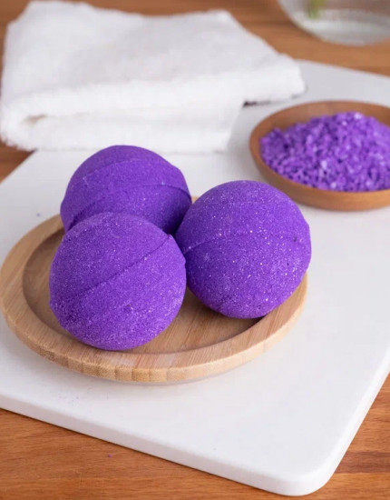 Бомбочка для ванны с шиммером «Ultra Violet»