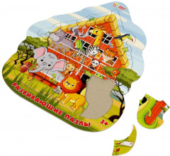 Пазл фигурный «Дикие животные» - Фото 1