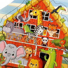 Пазл фигурный «Дикие животные» - Фото 2