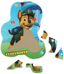 Пазл фигурный в рамке «Суперщенки» - Фото 1